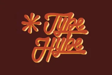 lettering type hype